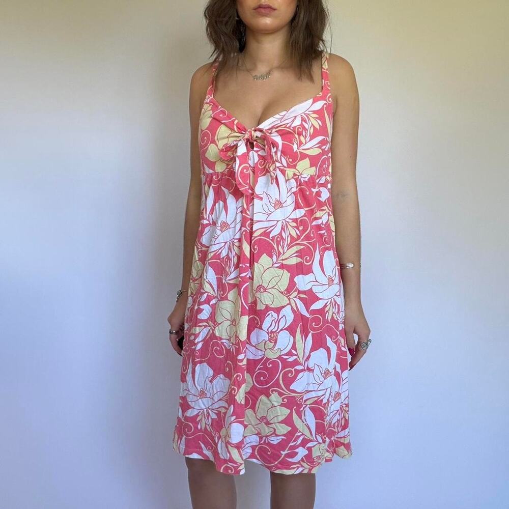 Vintage O’Neill Pink Floral Print Babydoll Dress